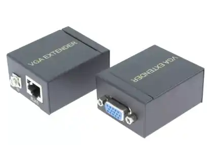 מרחיק VGA על גבי כבל רשת, עד 100 מטר כולל אודיו