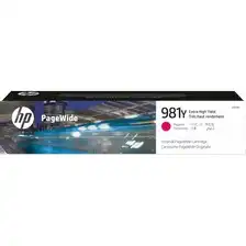 דיו HP מקורי צהוב/כחול/מג'נטה 981Y כמות 16000 למדפסת 556 , 586
