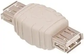 מופה מתאם USB-USB נקבה נקבה USB-F-F