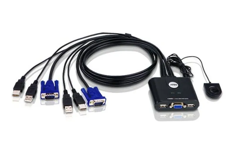 קופסת מיתוג ATEN CS22U KVM 2 PORT