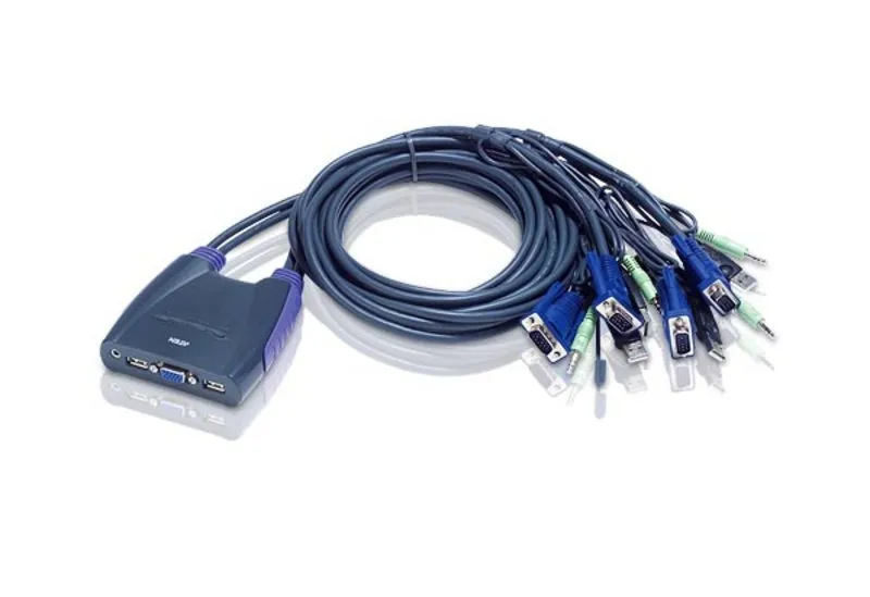 מפצל KVM CS64U ATEN ל 4 יציאות USB