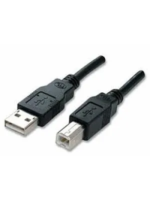 כבל מדפסת USB A/B באורך : 1.8 מטר