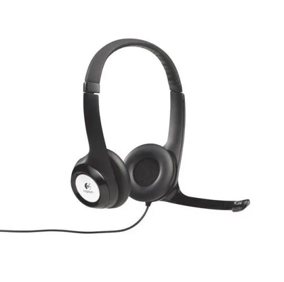 אוזניות חוטיות Logitech H390