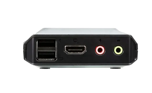 קופסת מיתוג ATEN CS22H KVM 2 PORT AUDIO HDMI