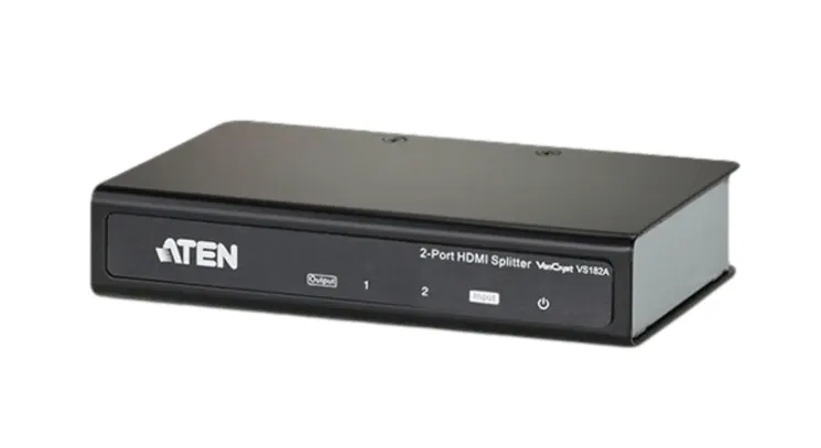 וידיאו ספליטר ל2 מסכים Aten 2-Port HDMI Splitter VS182A
