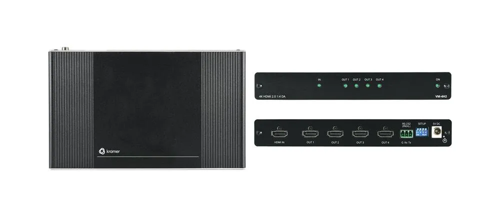 וידאו ספליטר HDMI ל 4 מחשבים KRAMER VM-4H2