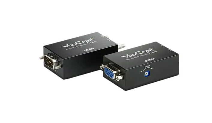 מרחיק מיני VGA + אודיו עד 150מטר ATEN VE022