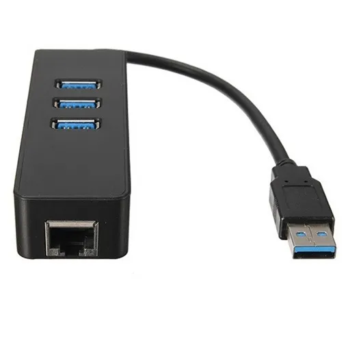 מפצל - יו אס בי - 10/100/1000LAN + USB 3.0 דגם CMP-NWUSB26