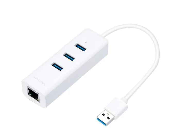 כרטיס רשת חיצוני  בעל 3 חיבורי TP-Link UE330 USB 3.0