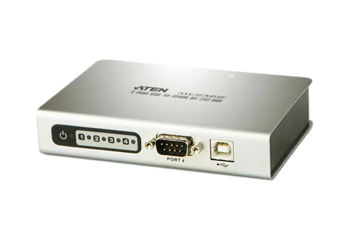 מתאם ATEN 4-Port USB to RS-232 Hub