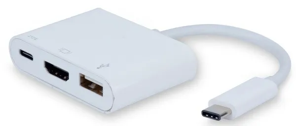 מתאם USB3.1 DUB-2340 /DUB-232 multiport adapterC ל-HDMI4K + USB3.0 + USB3.1,   7