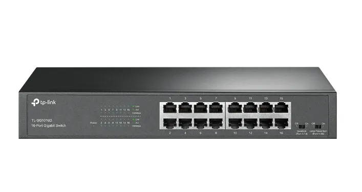 סוויץ 16 פורטים 10/100/1000 TP-LINK SG1016