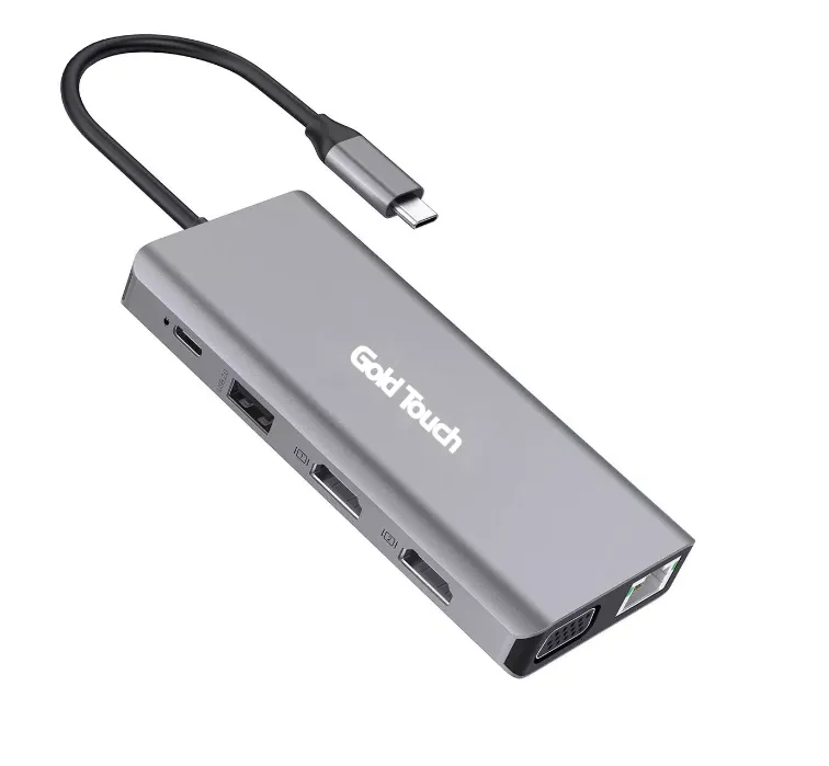 תחנת עגינה מיני 100W+HDMIX2+VGA+LAN+TYPEC