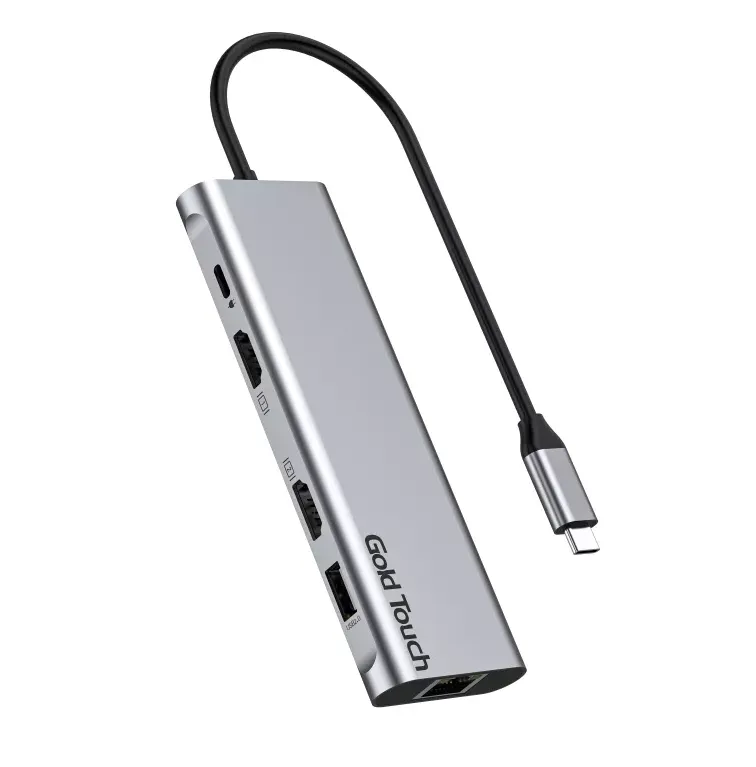 תחנת עגינה מיני 100W+HDMI+HDMI+LAN+TYPEC