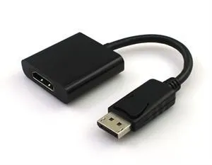 מתאם DP-HDMI     DISPLAY PORT MALE TO HDMI FEMALE