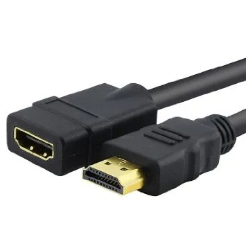 כבל מסך - HDMI - מאריך זכר נקבה :  0.5-1 מטר