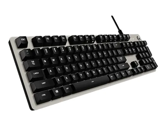 מקלדת לגיימרים מכאנית מוארת Logitech G413 Silver