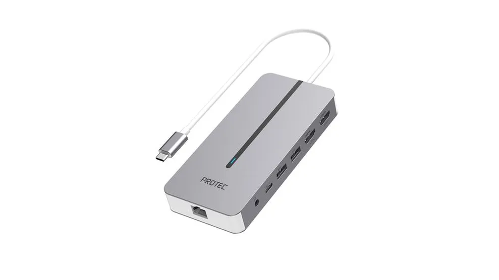 תחנת עגינה PROTEC DM289 7IN1 תומת MAC והרחבת מסכים