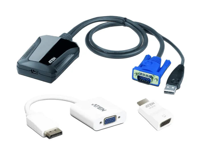 מתאם תצוגה ATEN CV211CP USB KVM Console