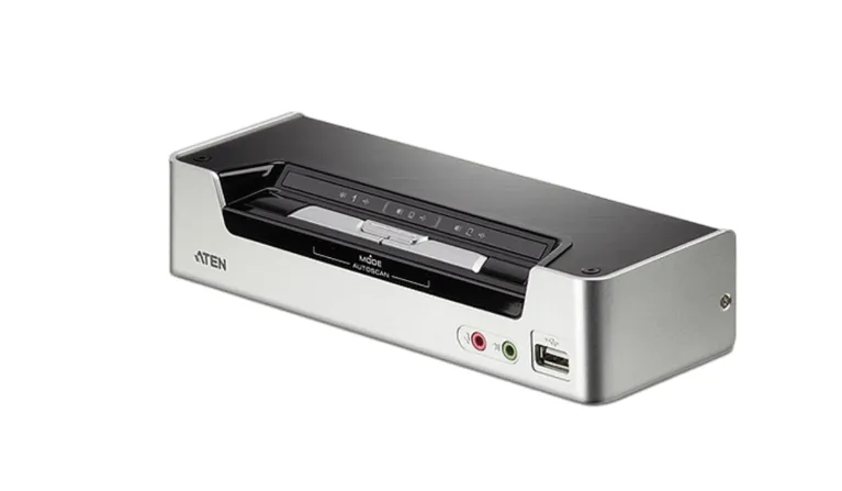 מפצל KVM  HDMI ל 2 מחשבים דגם ATEN CS1792