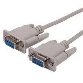 כבל  RS232 9PIN COM נקבה /נקבה אורך : 1.8 מטר