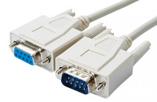 כבל  RS232 9PIN COM זכר /נקבה אורך : 5 מטר
