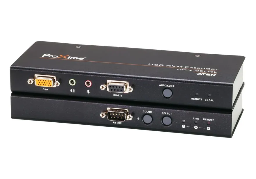 מרחיק ATEN CE770A VGA/USB ע``ג כבל רשת