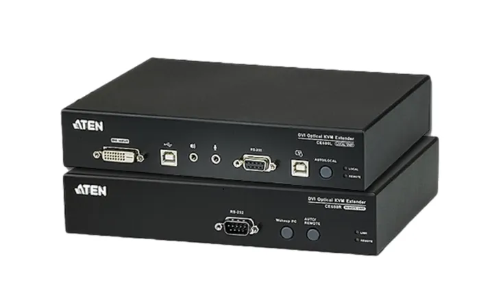 מרחיק DVI ATEN CE690 DVI Optical KVM Extender