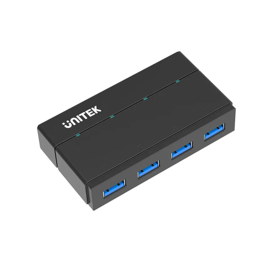 מפצל - יו אס בי - UNITEK 4 PORT USB 3.0 דגם Y-HB03001