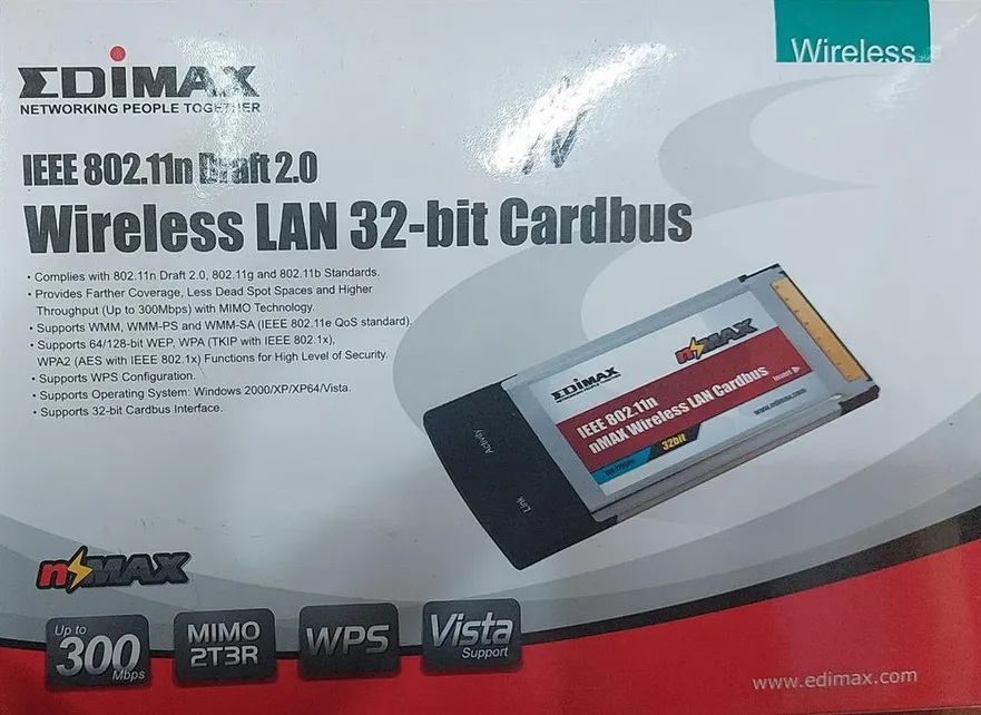 כרטיס רשת אלחוטי אדימקס - EW-7612pin 300MBPS PCI EXPRESS