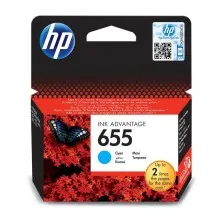 דיו HP 655 Cyan Ink Cartridge CZ110AE