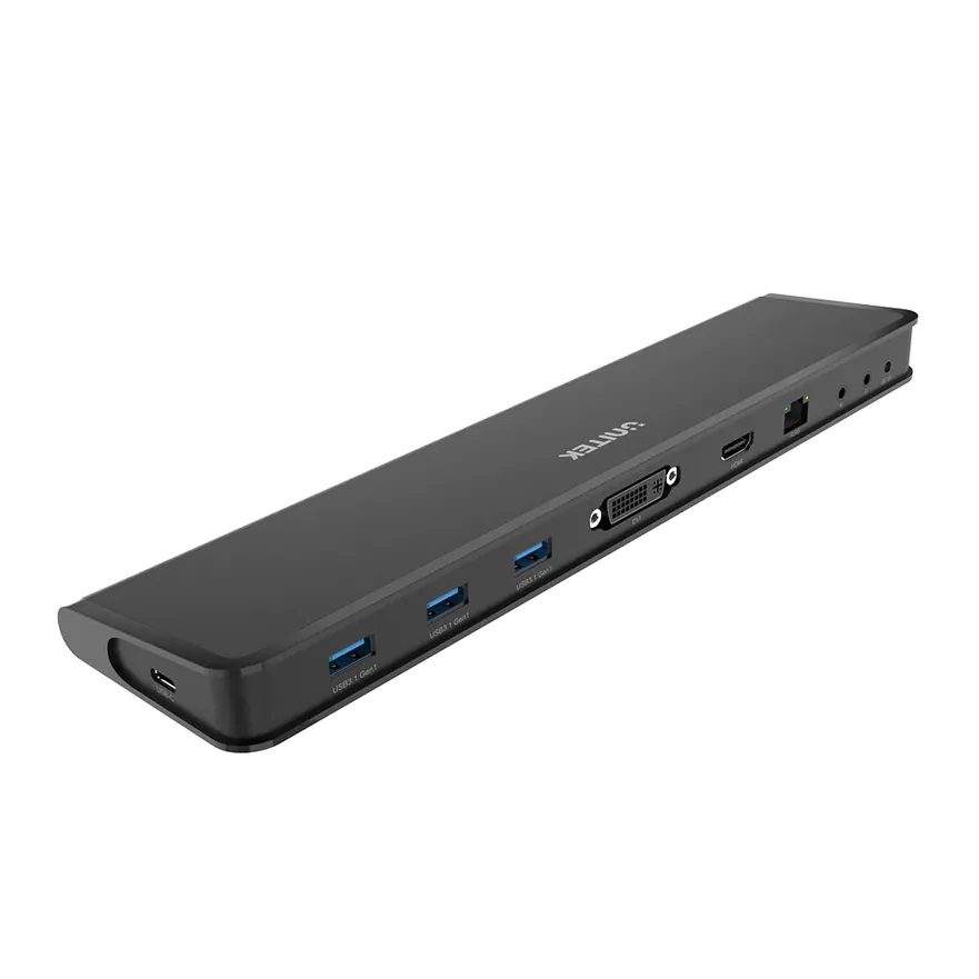 תחנת עגינה אוניברסלית DVI+HDMI+USB3.0 +TYPE CUNITEK D1147A