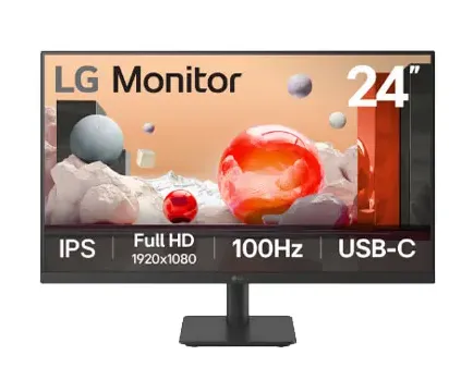 מסך מחשב ''24 Full HD IPS with USB Type-C 24BA650-B