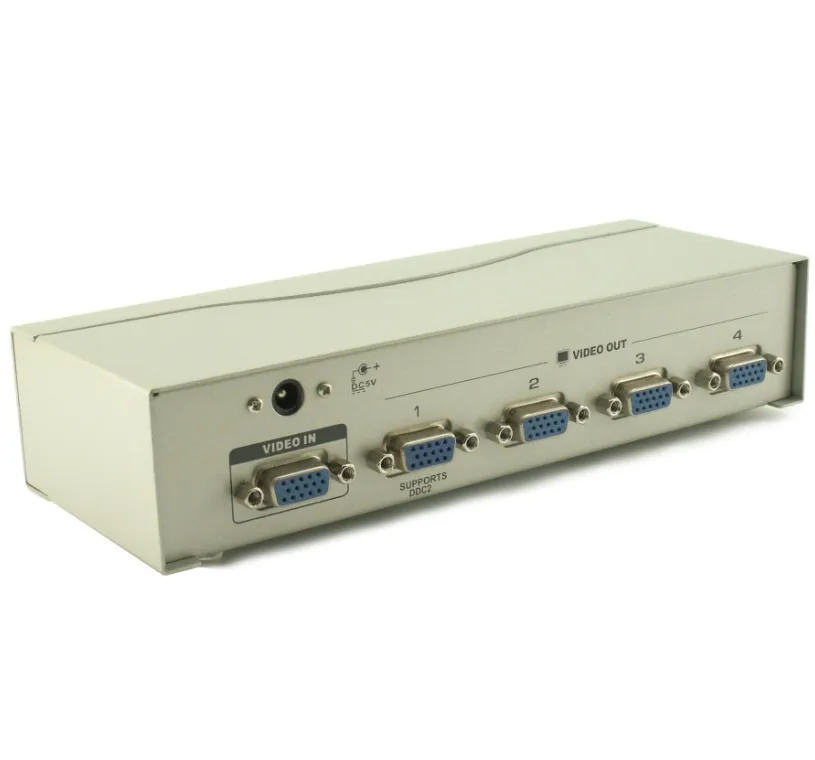 וידאו ספליטר VGA  4 PORT