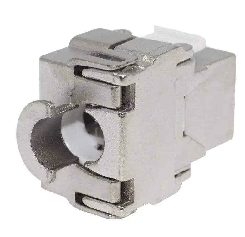 שקע RJ 45 מסוכך CAT-6 קיסטון