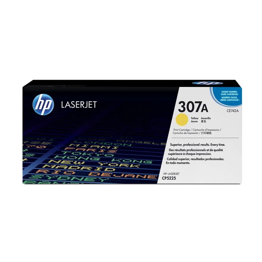 טונר מקורי צבעוני צהוב HP Color LaserJet  CP5225
