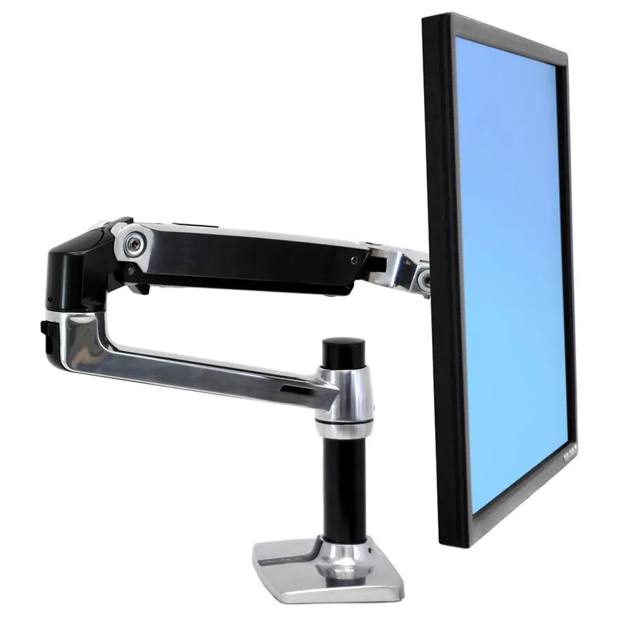 זרוע למסך בודד Ergotron LX Desk Monitor Arm (polished aluminum)