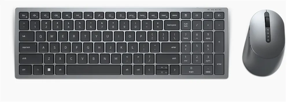 סט מקלדת ועכבר Dell Wireless Keyboard and Mouse - KM7120
