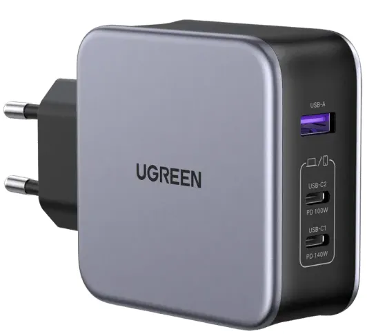 מטען מהיר UGREEN 160W 3 PORT  PD