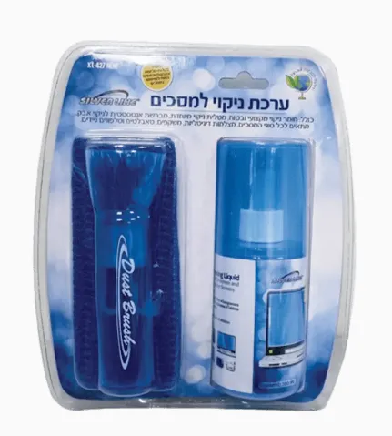 ספריי ניקוי למסך 200 מ``ל  XT427 + מטלית + מברשת