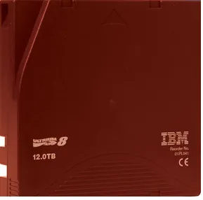 קלטת גיבוי IBM LTO8 Ultrium, 12TB/30TB