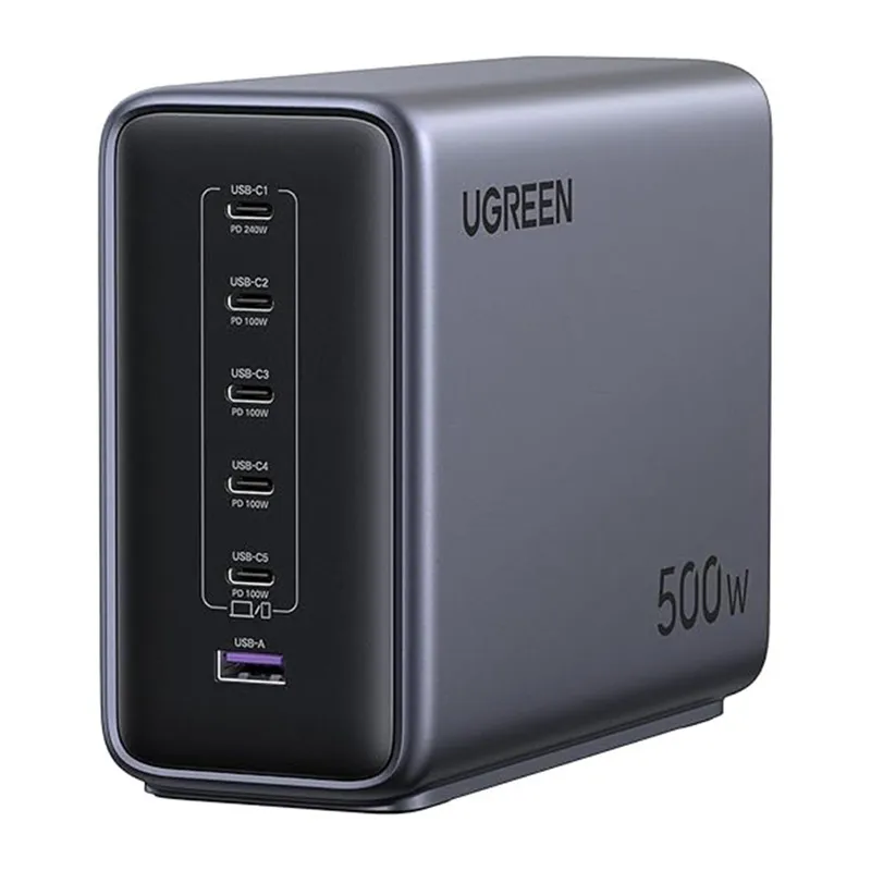 מטען שולחני 500W טעינה מהירה 6 חיבורים UGREEN